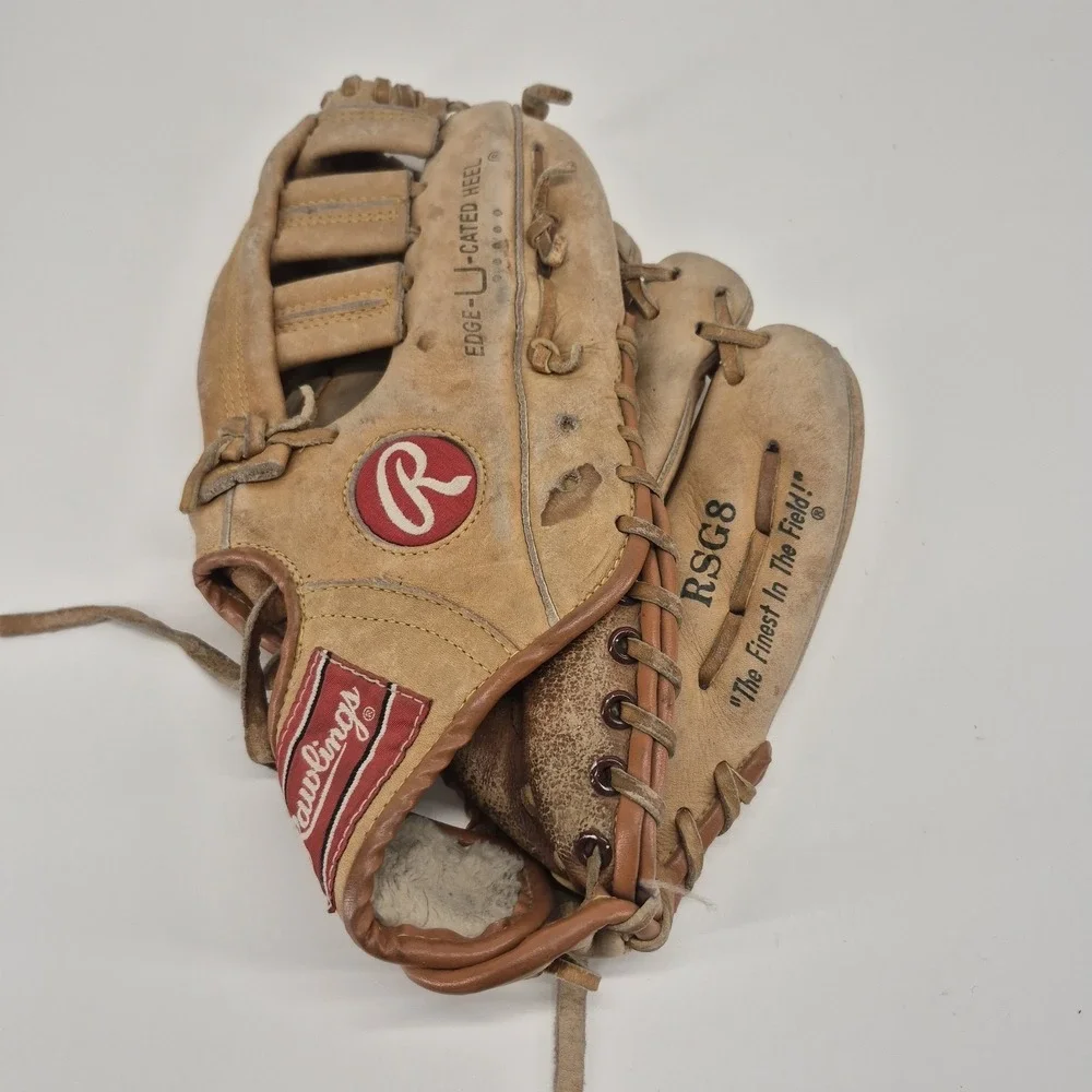 Vintage Rawlings RSG8 Reggie Jackson Baseball Mitt